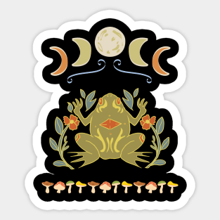 COTTAGECORE FROG Sticker